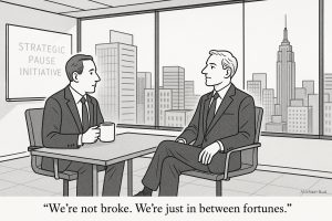 In between fortunes…