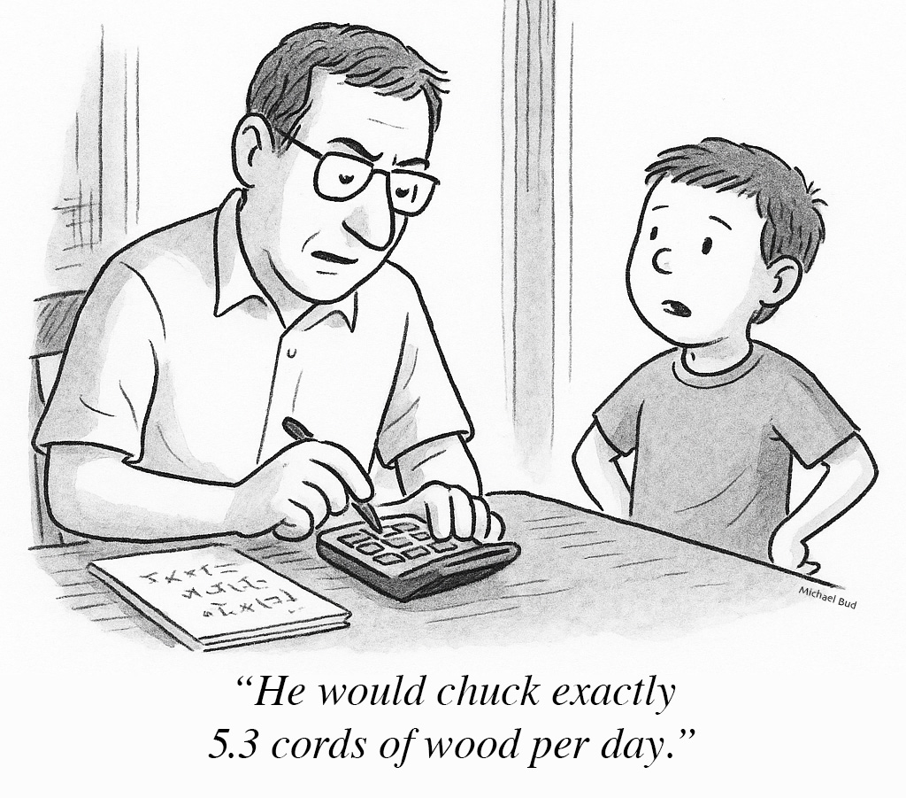 Woodchuck calculations