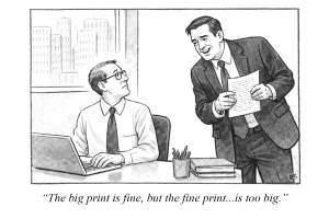 The Big Print is Fine
