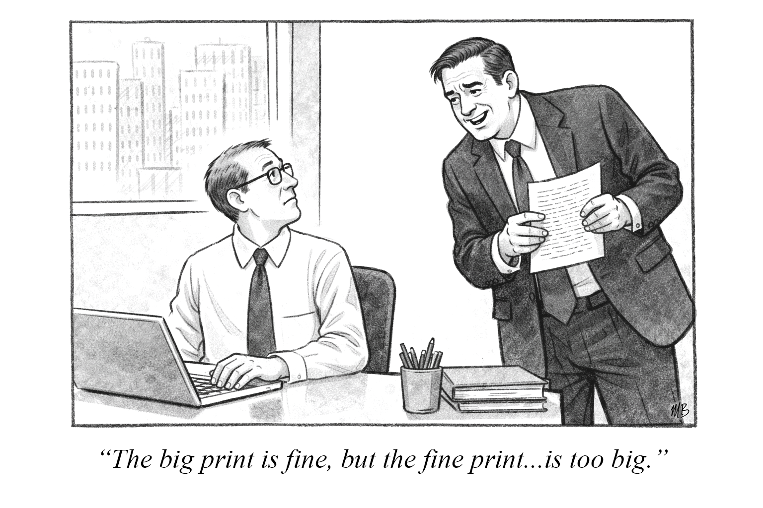 The Big Print is Fine