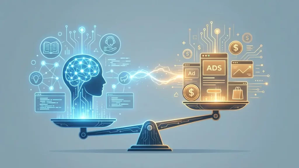 ChatGPT ads Deepmind Trust Warning photo credit Mark McNeece